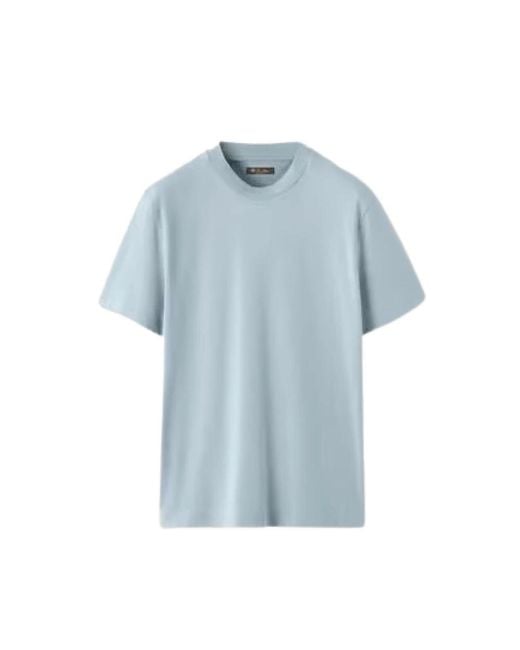 Loro Piana Blue T-Shirts for men