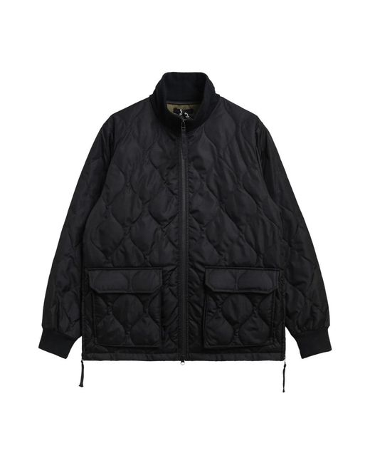 Taion Jassen ,Zwart ,Nylon Military Hi Neck Down Jacket in het Black voor heren