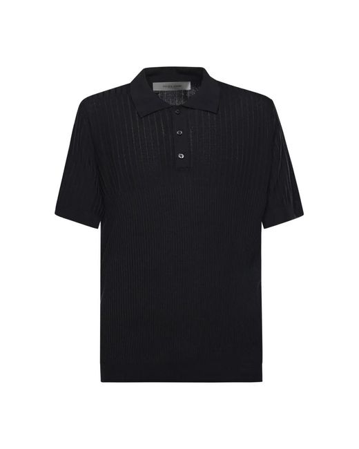 Golden Goose Deluxe Brand Polo Shirts in het Black voor heren