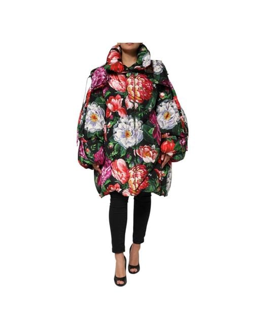 Dolce & Gabbana Red Down Coats