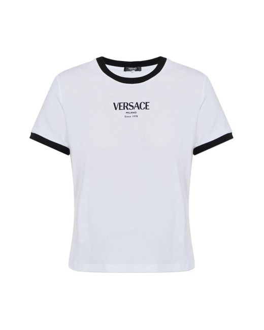 T-Shirts Versace de color White