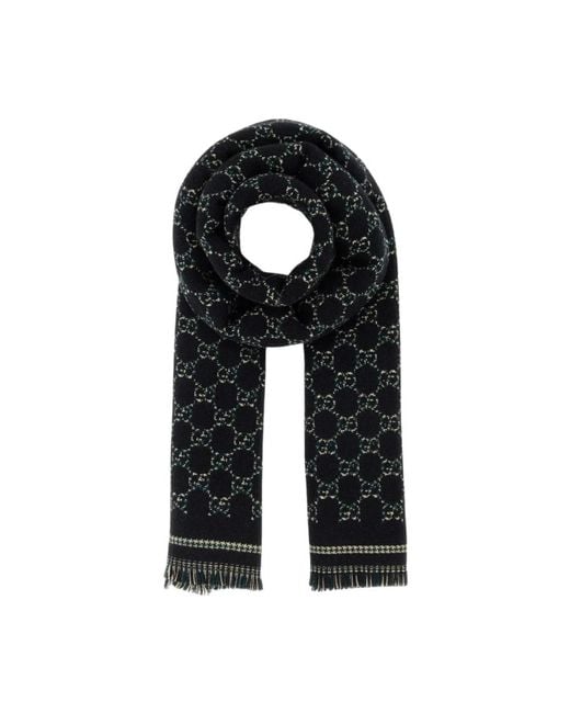 Gucci Black Winter Scarves for men