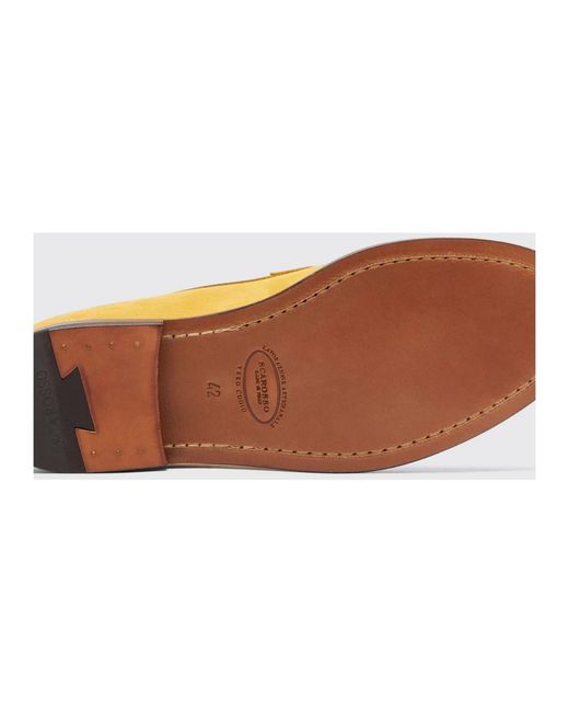 Scarosso Yellow Loafers for men