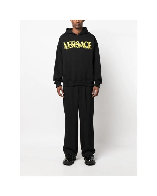 Hoodies Versace de hombre de color Black