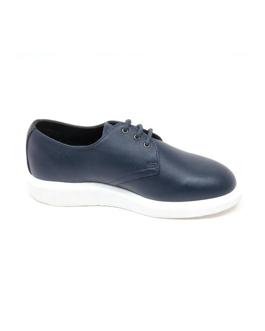 Dr. Martens Blue Laced Shoes