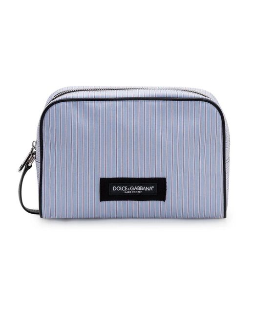 Dolce & Gabbana Blue Toilet Bags for men
