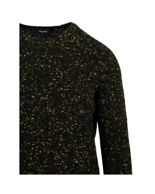 Drumohr Black Round-Neck Knitwear for men