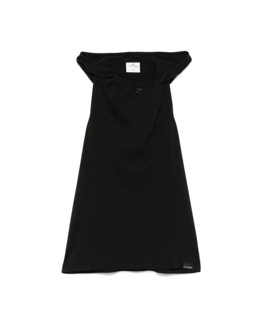Sleeveless Tops di Courreges in Black