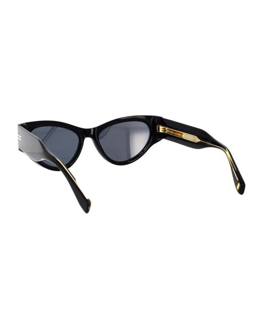 Marc Jacobs Blue Stilvolle und mutige sonnenbrille