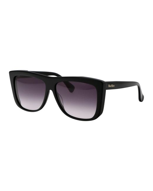 Max Mara Black Stylische lee1 sonnenbrille für den sommer