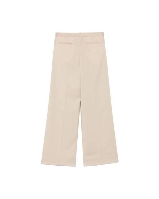 Barbara Bui Natural Wide Trousers