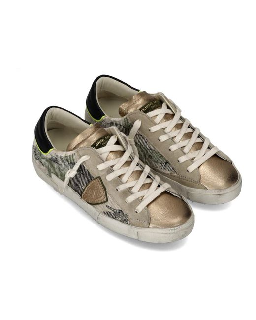 Philippe Model Gray Sneakers