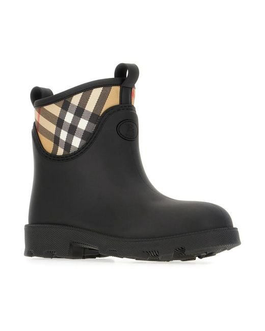 Burberry Black Stilvolle Stiefel Für Männer Und Frauen