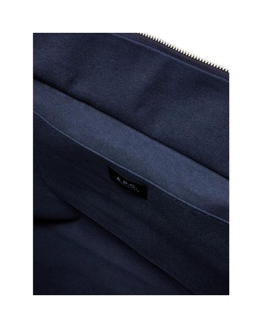 A.P.C. Blue Shopping Bags
