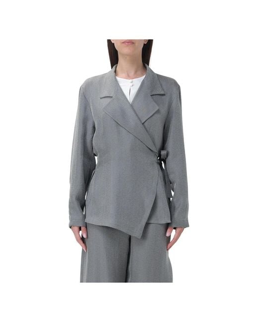 Blazers Giorgio Armani de color Gray