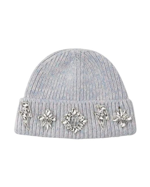 Beanies di Philipp Plein in Gray