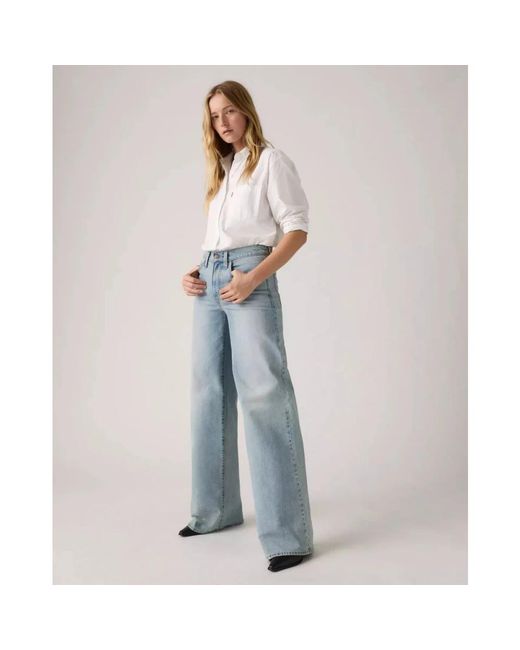 Levi's Wide Jeans in het Blue