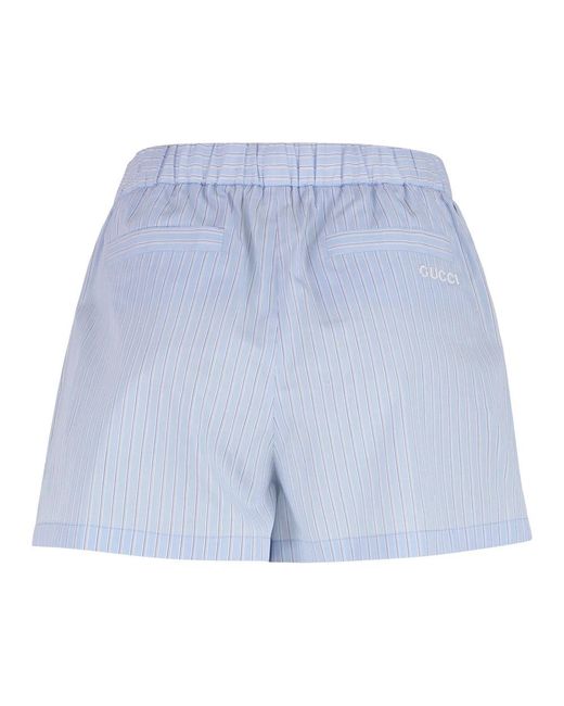 Gucci Blue Short Shorts