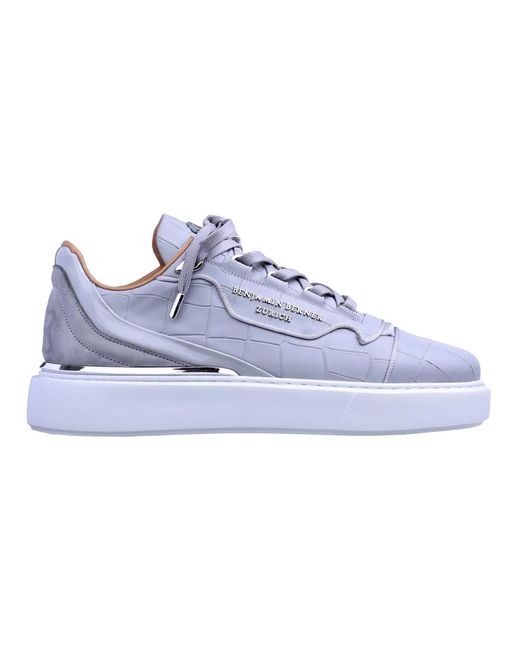 Benjamin Berner Blue Sneakers for men