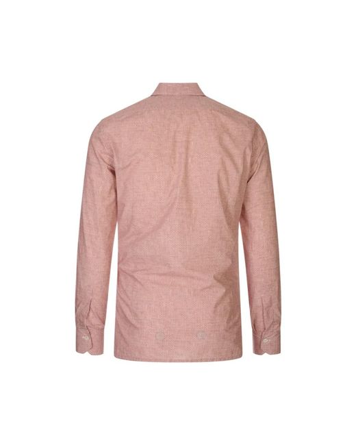 Kiton Pink Casual Shirts for men