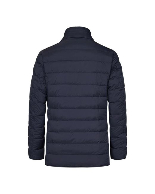 Herno Jassen ,Blauw ,Blauwe Gewatteerde Jas Aw 24 in het Blue voor heren