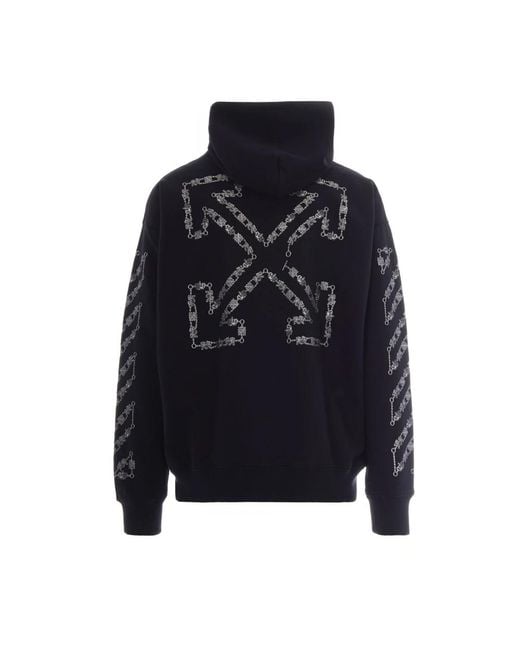 Off-White c/o Virgil Abloh Blue Hoodies for men