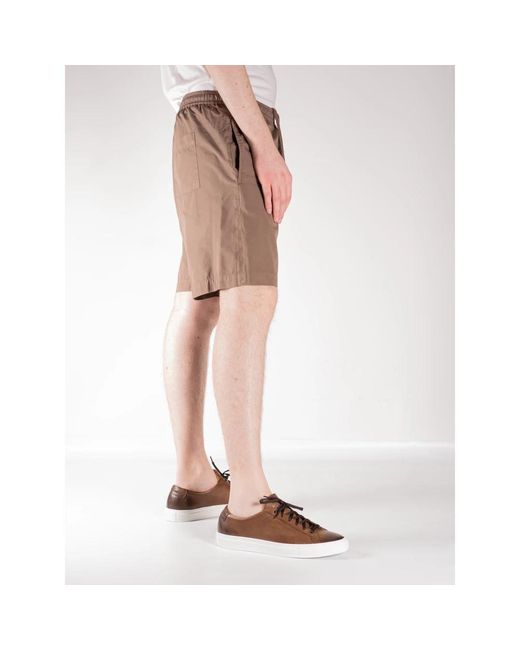 Mauro Grifoni Brown Casual Shorts for men