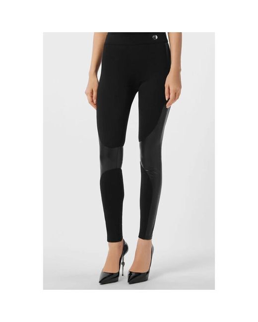 Philipp Plein Black Leggings