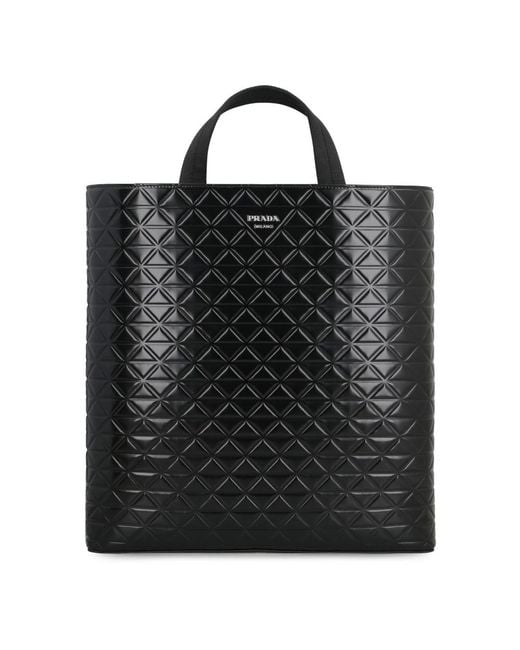 Prada Black Shopping Bags for men