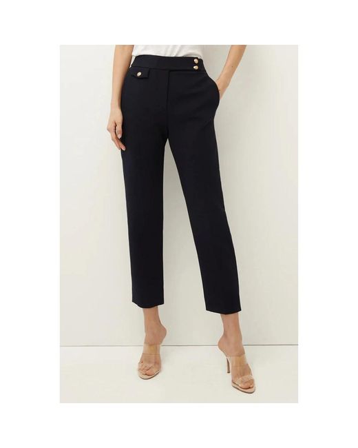 Veronica Beard Blue Cropped Trousers