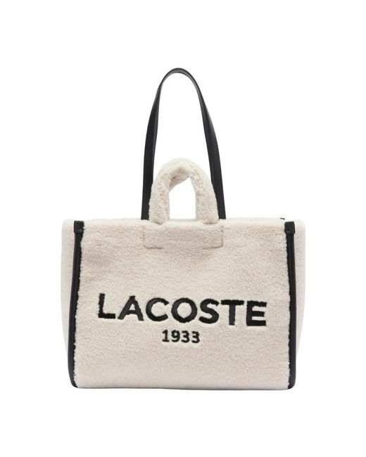 Lacoste Metallic Shopping Bags