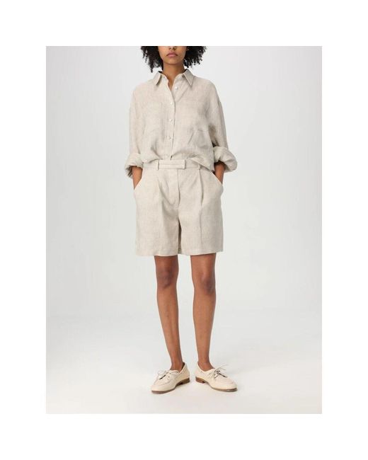 Short Shorts Brunello Cucinelli de color Natural