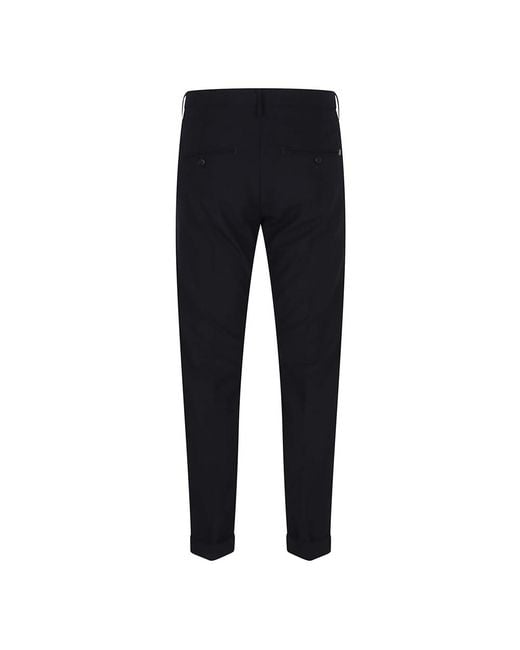 Dondup Broeken ,Blauw ,Wol Blauwe Wollen Broek Aw 25 in het Blue voor heren