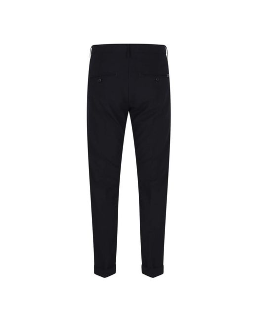 Dondup Broeken ,Blauw ,Wol Blauwe Wollen Broek Aw 25 in het Blue voor heren
