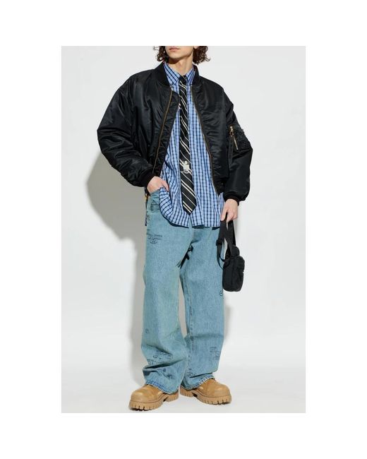 Vetements Bomber Jacket in het Black voor heren