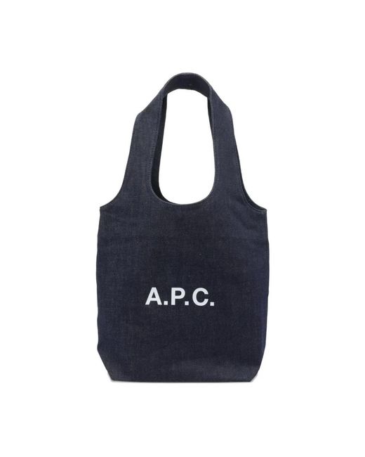 A.P.C. Blue Tote Ninon Small