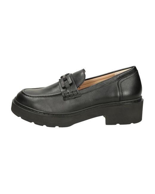 Unisa Black Loafers