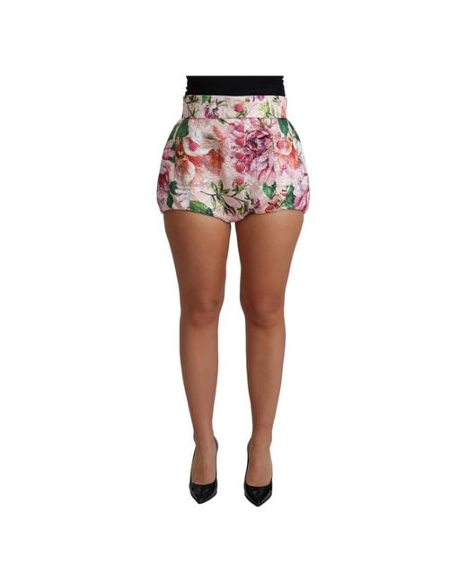 Dolce & Gabbana Pink Short Shorts