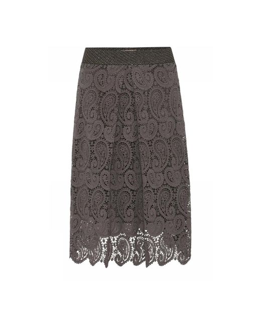 Midi Skirts di GUSTAV in Gray