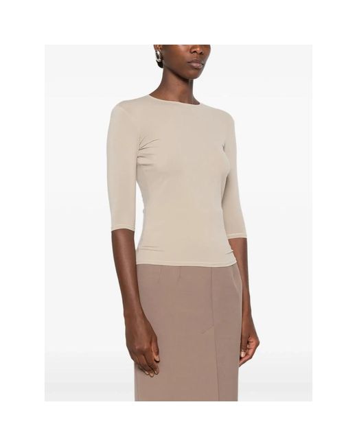 Mugler Top in het Natural