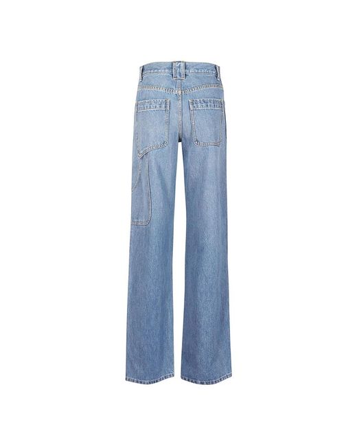 Tory Burch Blue Wide Jeans