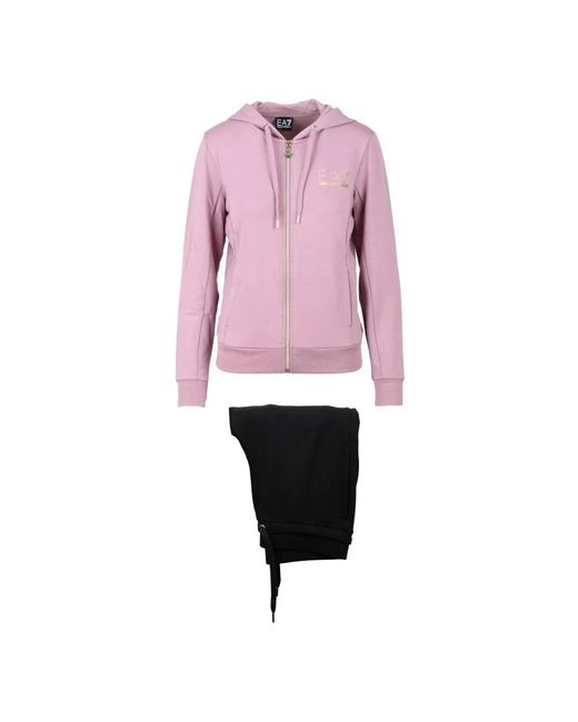 EA7 Jumpsuite in het Pink
