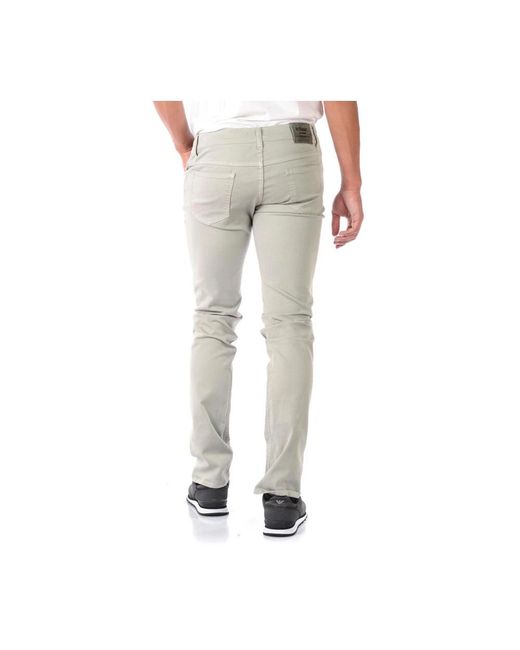 Daniele Alessandrini Gray Slim-Fit Trousers for men