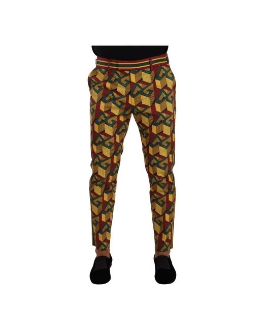 Dolce & Gabbana Dg ia tapered hose mit all-over logo print in Black für Herren
