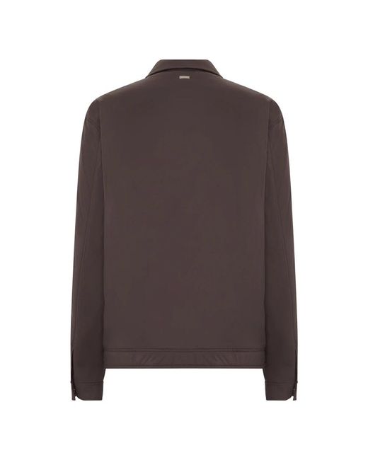Herno Technical Jacket With Buttons in het Brown voor heren