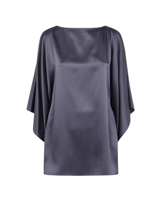 Lanvin Overhemden ,Blauw ,Boho Chic Kaftan Top in het Blue