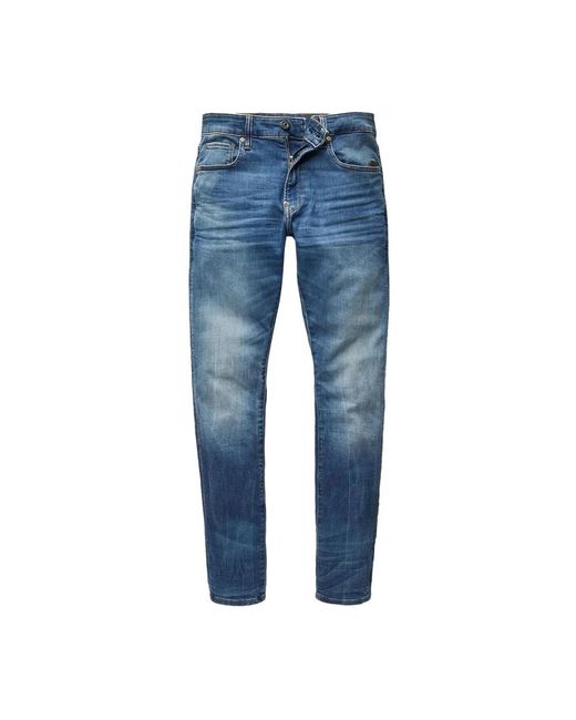 G-Star RAW Indigo denim skinny jeans in Blue für Herren