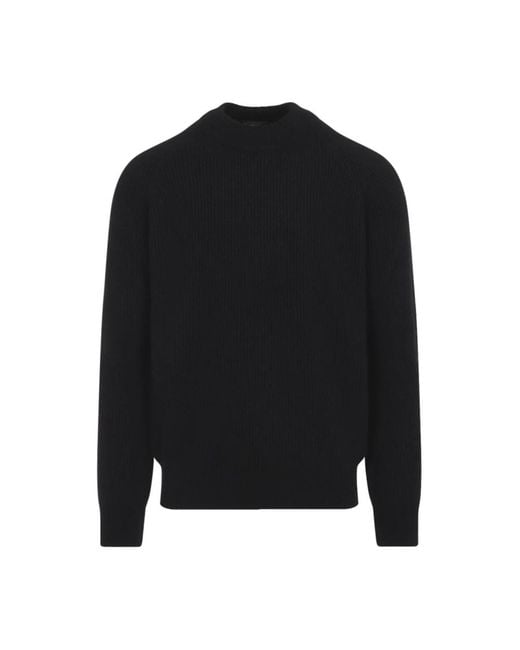 Brioni Cashmere Sweater in het Black voor heren