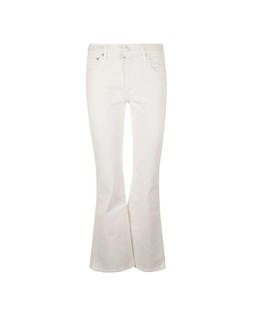 Citizens of Humanity White Flared Jeans