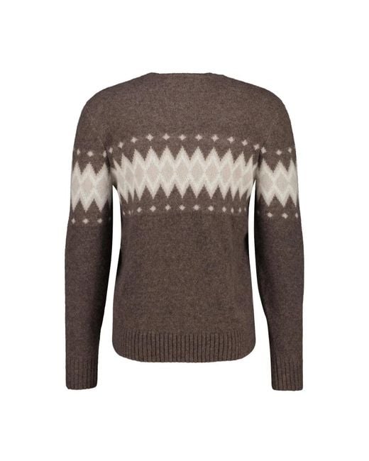 Eleventy Brown Cashmere Knitwear for men